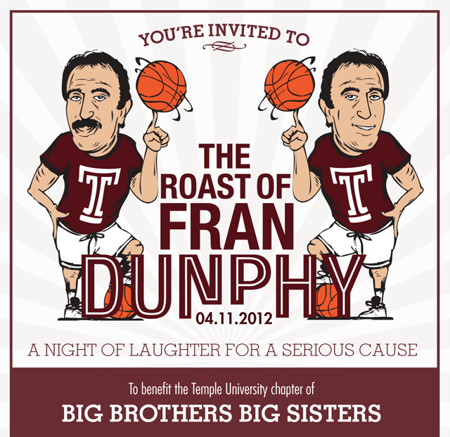 You're invited to The Roast of Fran Dunphy